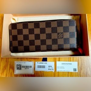 Louis Vuitton's Clémence wallet.